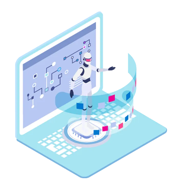 PCと科学をイメージした画像